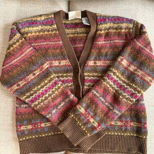 Crazy Horse Brown Cardigan